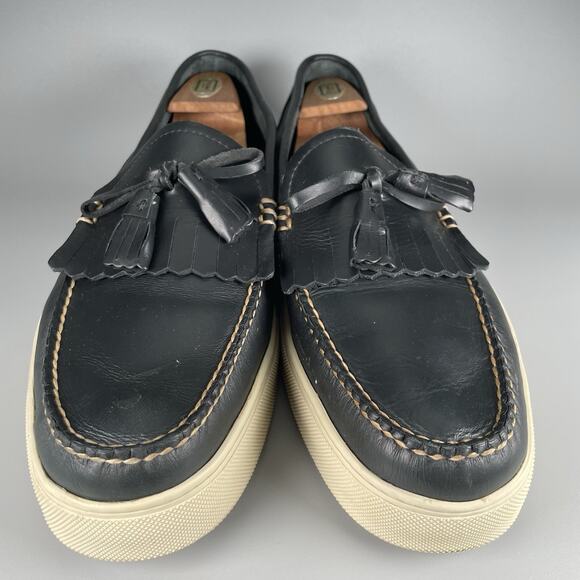 GH Bass Weejuns Men’s 13 D Green Tassel Kilt Slip On Loafer Dress Shoes Casual - Picture 2 of 10